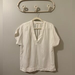 Marine Layer - White Linen Shirt